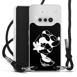 New Carry Case Transparent Stoff schwarz/silber