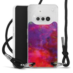 New Carry Case Transparent Stoff schwarz/silber