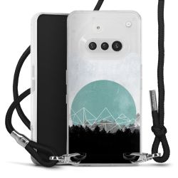 New Carry Case Transparent Stoff schwarz/silber