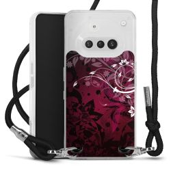 New Carry Case Transparent Stoff schwarz/silber