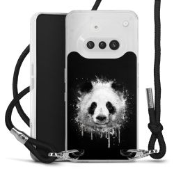 New Carry Case Transparent Stoff schwarz/silber