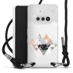 New Carry Case Transparent Stoff schwarz/silber