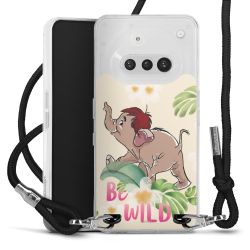 New Carry Case Transparent Stoff schwarz/silber