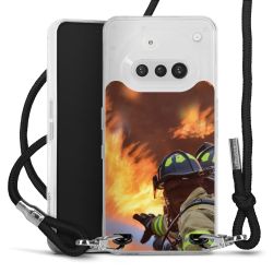 New Carry Case Transparent Stoff schwarz/silber