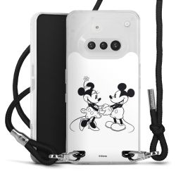 New Carry Case Transparent Stoff schwarz/silber