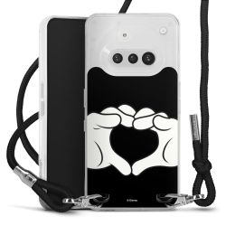 New Carry Case Transparent Stoff schwarz/silber