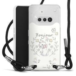 New Carry Case Transparent Stoff schwarz/silber