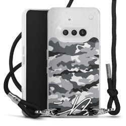 Carry Case Stoff schwarz/silber