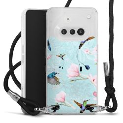 New Carry Case Transparent Stoff schwarz/silber