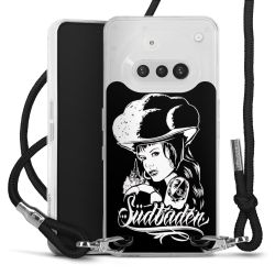 Carry Case Stoff schwarz/silber