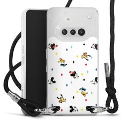 New Carry Case Transparent Stoff schwarz/silber