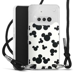 New Carry Case Transparent Stoff schwarz/silber