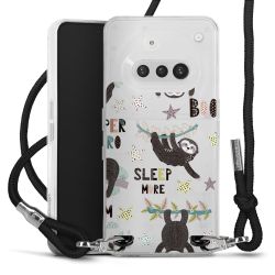 New Carry Case Transparent Stoff schwarz/silber