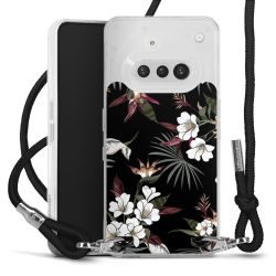 New Carry Case Transparent Stoff schwarz/silber