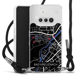 New Carry Case Transparent Stoff schwarz/silber