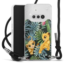 New Carry Case Transparent Stoff schwarz/silber