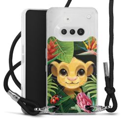 New Carry Case Transparent Stoff schwarz/silber