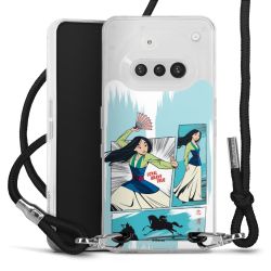 New Carry Case Transparent Stoff schwarz/silber