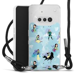 New Carry Case Transparent Stoff schwarz/silber