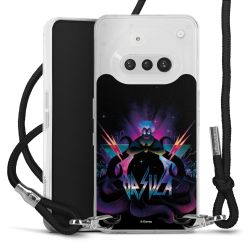 New Carry Case Transparent Stoff schwarz/silber