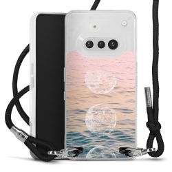 New Carry Case Transparent Stoff schwarz/silber