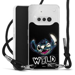 New Carry Case Transparent Stoff schwarz/silber