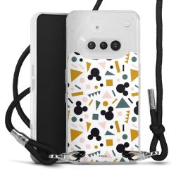 New Carry Case Transparent Stoff schwarz/silber