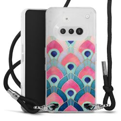 New Carry Case Transparent Stoff schwarz/silber