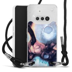 New Carry Case Transparent Stoff schwarz/silber