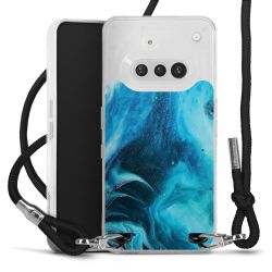 New Carry Case Transparent Stoff schwarz/silber