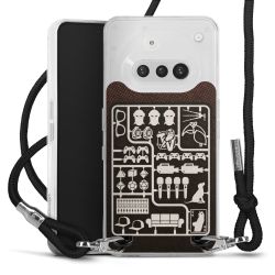 Carry Case Stoff schwarz/silber