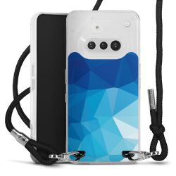 New Carry Case Transparent Stoff schwarz/silber