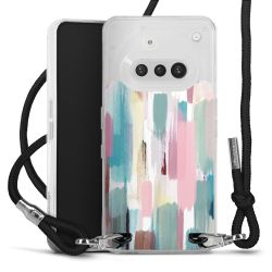 New Carry Case Transparent Stoff schwarz/silber