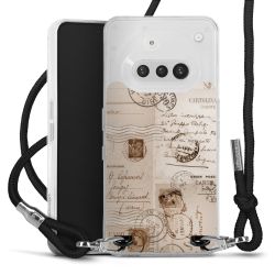 New Carry Case Transparent Stoff schwarz/silber