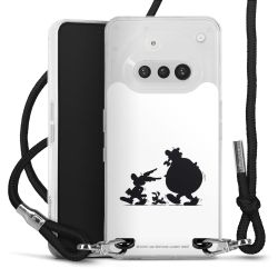 Carry Case Stoff schwarz/silber