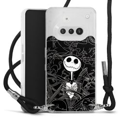 New Carry Case Transparent Stoff schwarz/silber