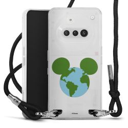 New Carry Case Transparent Stoff schwarz/silber