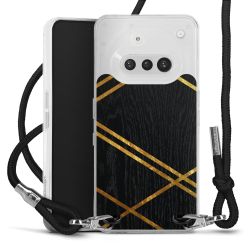 New Carry Case Transparent Stoff schwarz/silber