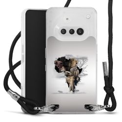 Carry Case Fabric black/silver