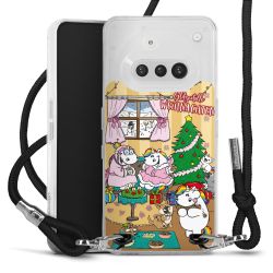 Carry Case Stoff schwarz/silber