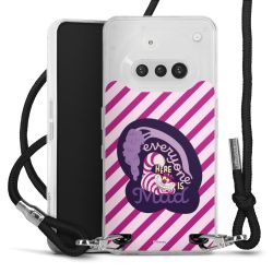 New Carry Case Transparent Stoff schwarz/silber