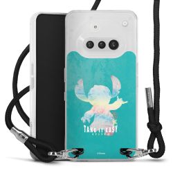 New Carry Case Transparent Stoff schwarz/silber