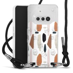 New Carry Case Transparent Stoff schwarz/silber