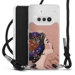 New Carry Case Transparent Stoff schwarz/silber