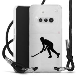 New Carry Case Transparent Stoff schwarz/silber