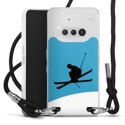 New Carry Case Transparent Stoff schwarz/silber