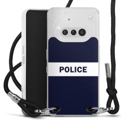 New Carry Case Transparent Stoff schwarz/silber