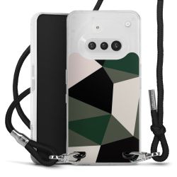 New Carry Case Transparent Stoff schwarz/silber