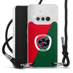 New Carry Case Transparent Stoff schwarz/silber