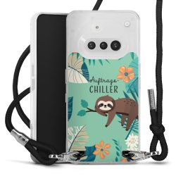 New Carry Case Transparent Stoff schwarz/silber